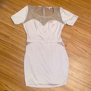 Charlotte Russe khaki fishnet dress